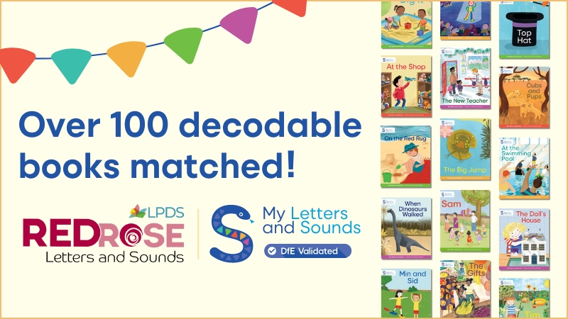 Newly-matched readers for Red Rose Letters and Sounds schools