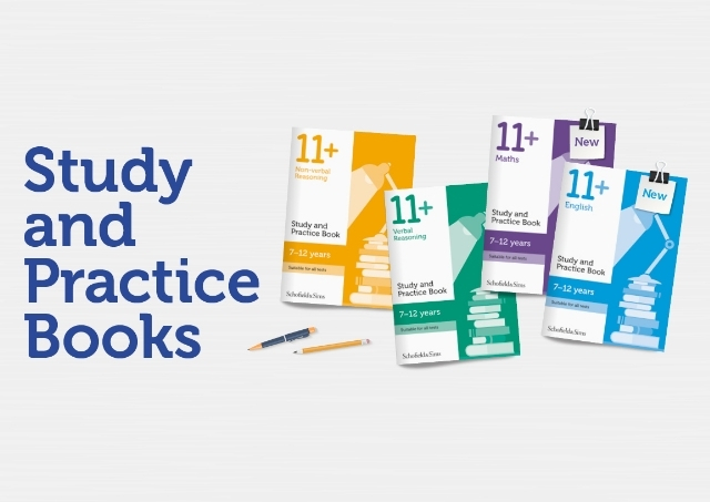 The 11+ journey starts with the Study and Practice Books