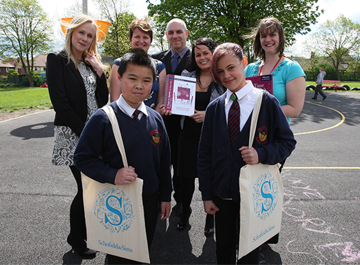 Schofield & Sims donates poetry anthologies to local schools in support of Children's Book Week