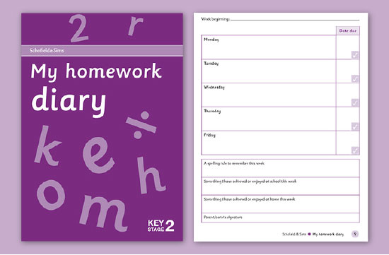 New - My homework diary