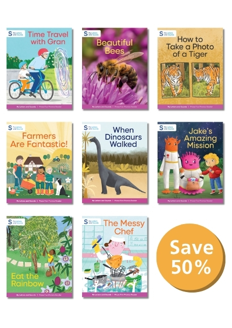 Phase Five Decodable Phonics Reader Bundle (35 books) - Save 50%